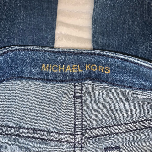 Women’s 00 MICHAEL KORS Mid Rise Flare Leg Vintage Blue Wash Jeans MH69CKY4V6 - Picture 6 of 16